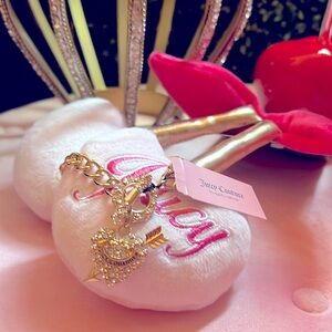 🩷🍒Juicy heart bling toggle bracket